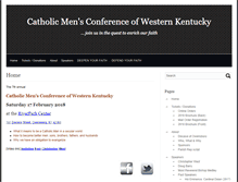 Tablet Screenshot of kycatholic.com